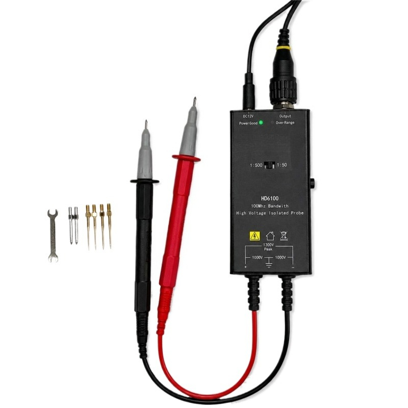 High Voltage Differential Probe 100Mhz 1300V - Sonda Activa Diferencial Aislada de Alto