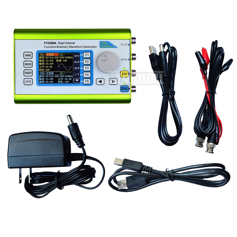Dual Channel Arbitrary Waveform Function Generator 60Mhz - Generador de señal de función DDS