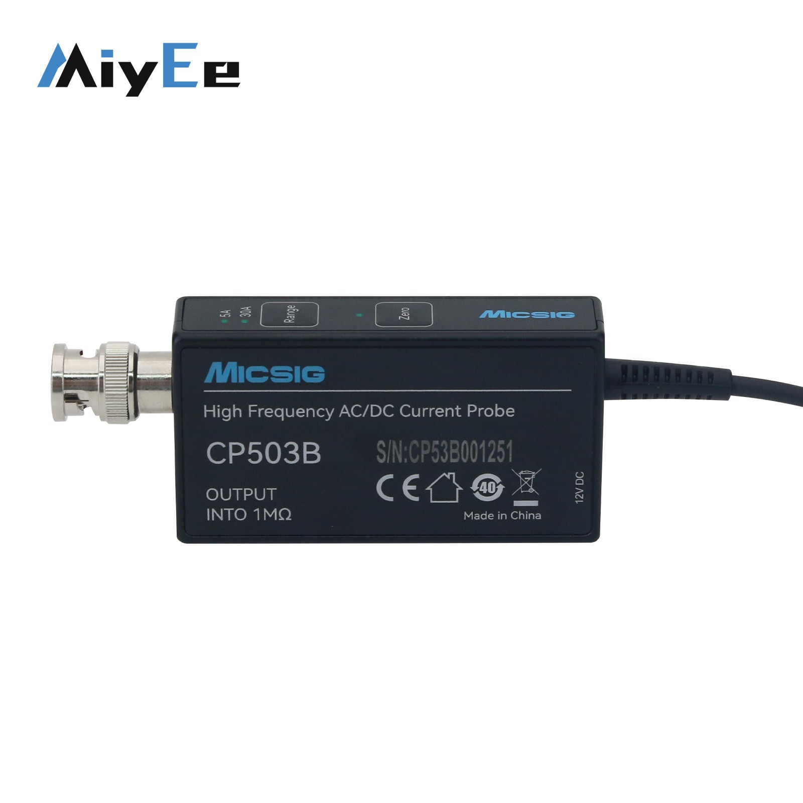 Micsig CP503B 50MHz 5A/30A Son - Current Probe Ac Dc 50Mhz Oscilloscope reseña y precio