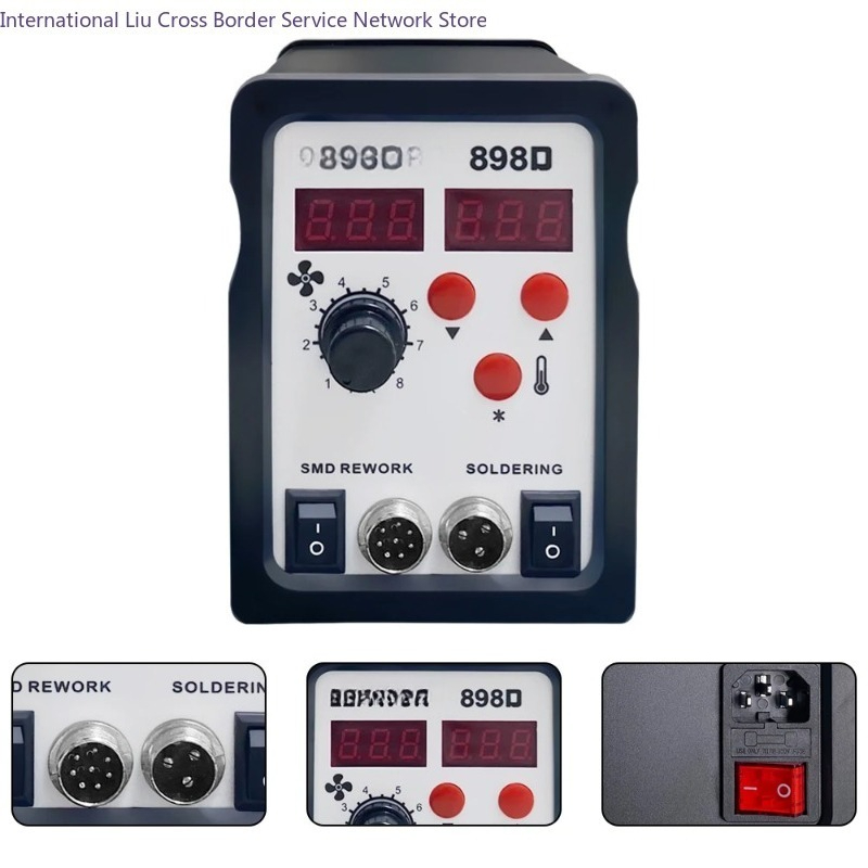 Estación de soldadura 898D 2 e - Smd Rework Station Hot Air Soldering 2 In 1 reseña y precio