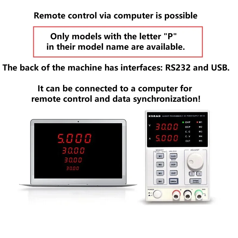 Fuente de Alimentación DC Regu - Programmable Linear Dc Power Supply 30V 10A reseña y precio