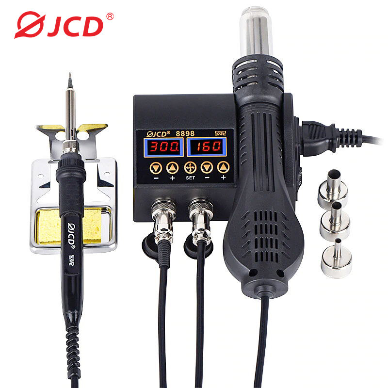 Pistola de aire caliente 2 en  - Smd Rework Station Hot Air Soldering 2 In 1 reseña y precio