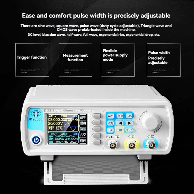 Contador generador de señal DD - Dual Channel Arbitrary Waveform Function Generator 60Mhz reseña y precio