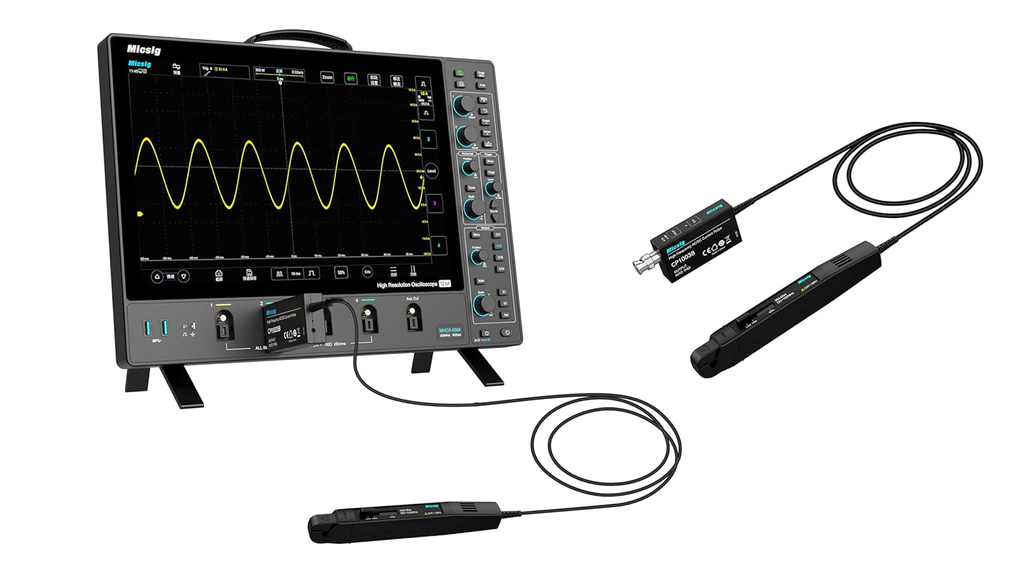 Sonda de corriente CA/CC de al - Current Probe Ac Dc 50Mhz Oscilloscope reseña y precio