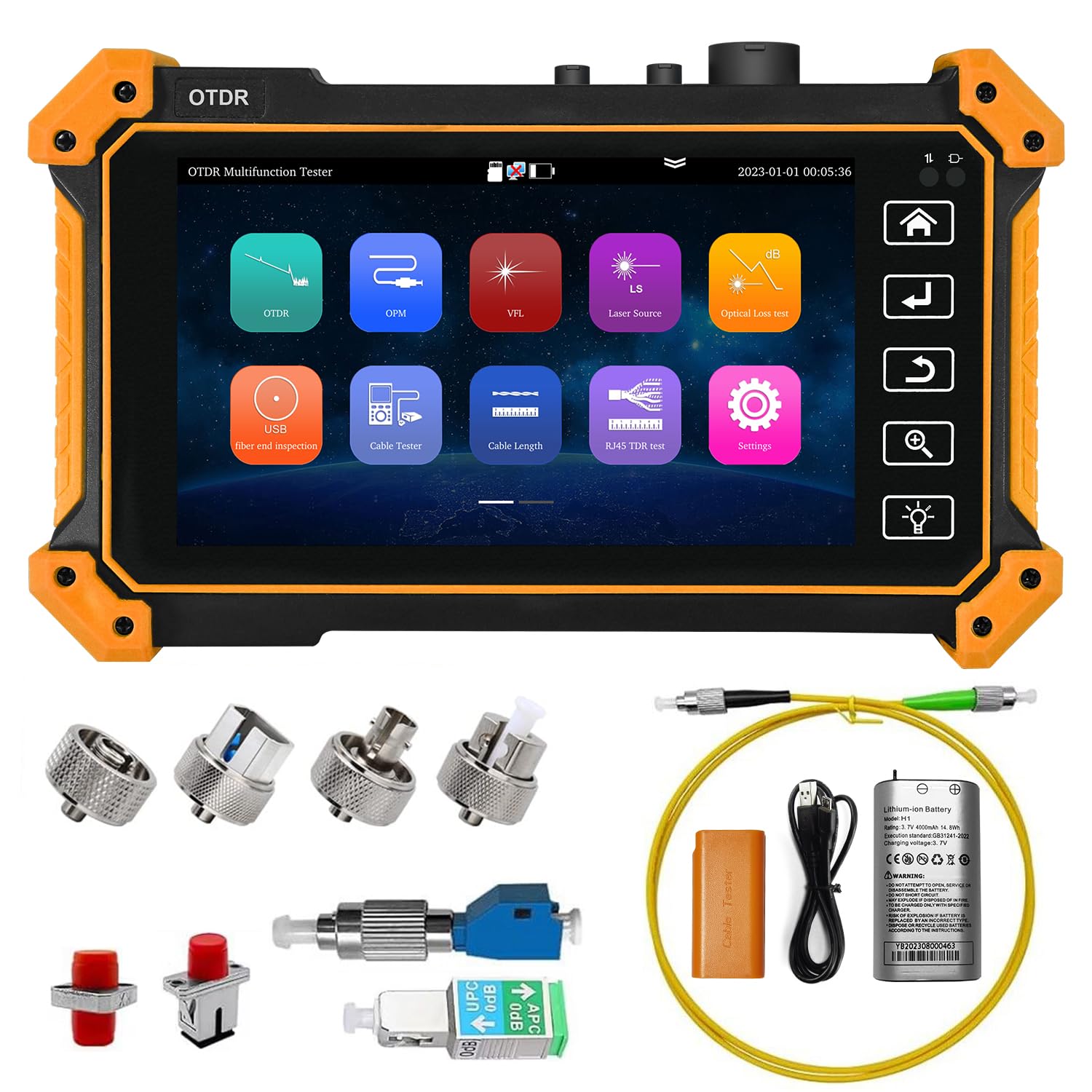 OTDR de 5.5 Pulgadas, Probador - Optical Time Domain Reflectometer Otdr 1310 1550Nm reseña y precio